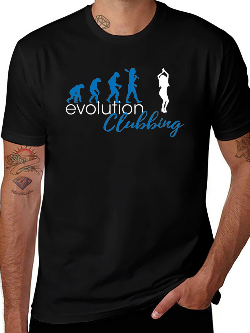 Evolution Clubbing T-Shirt - Black