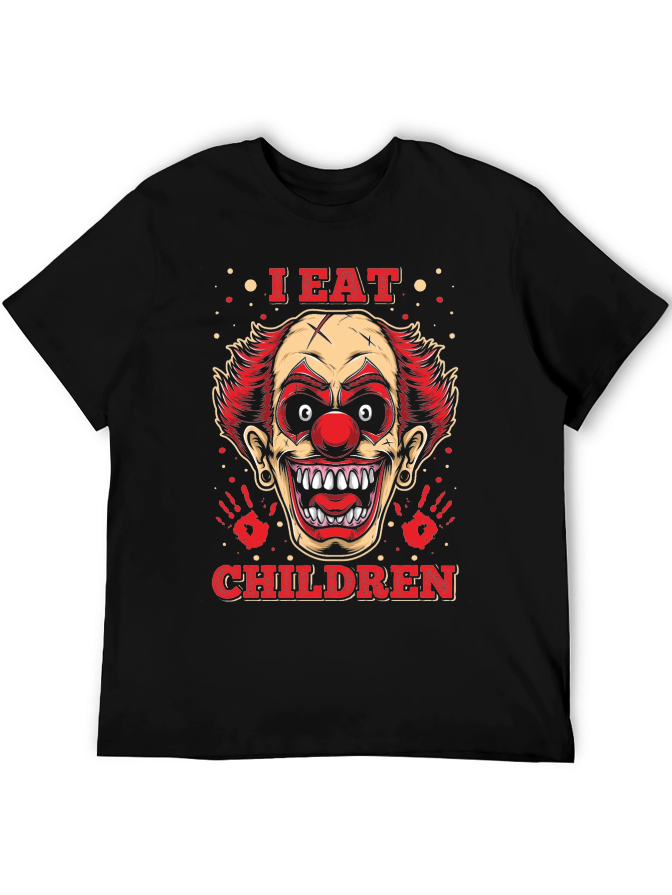 I Eat Children Clown Graphic Tee - Horror T-Shirt