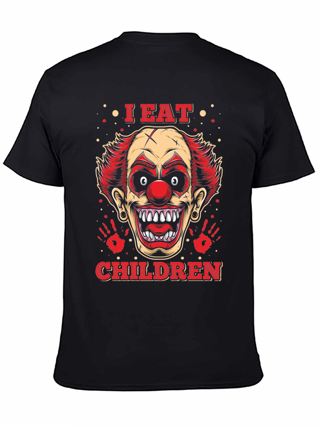 I Eat Children Clown Graphic Tee - Horror T-Shirt