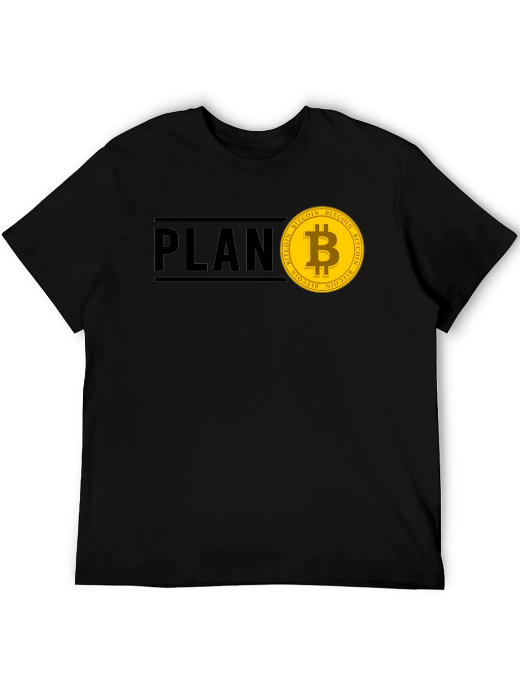 Bitcoin Plan Black T-Shirt