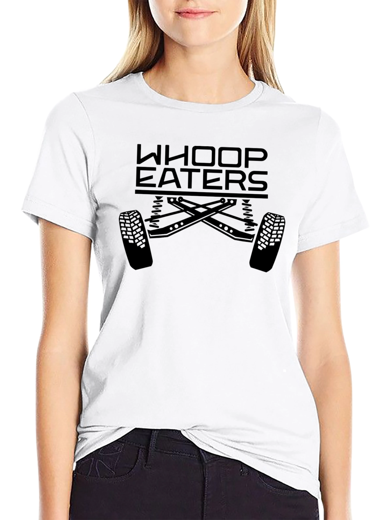 Whoop Eaters Black Graphic Tee