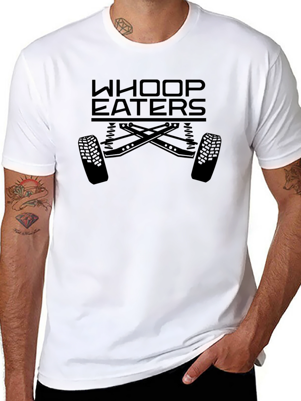 Whoop Eaters Black Graphic Tee