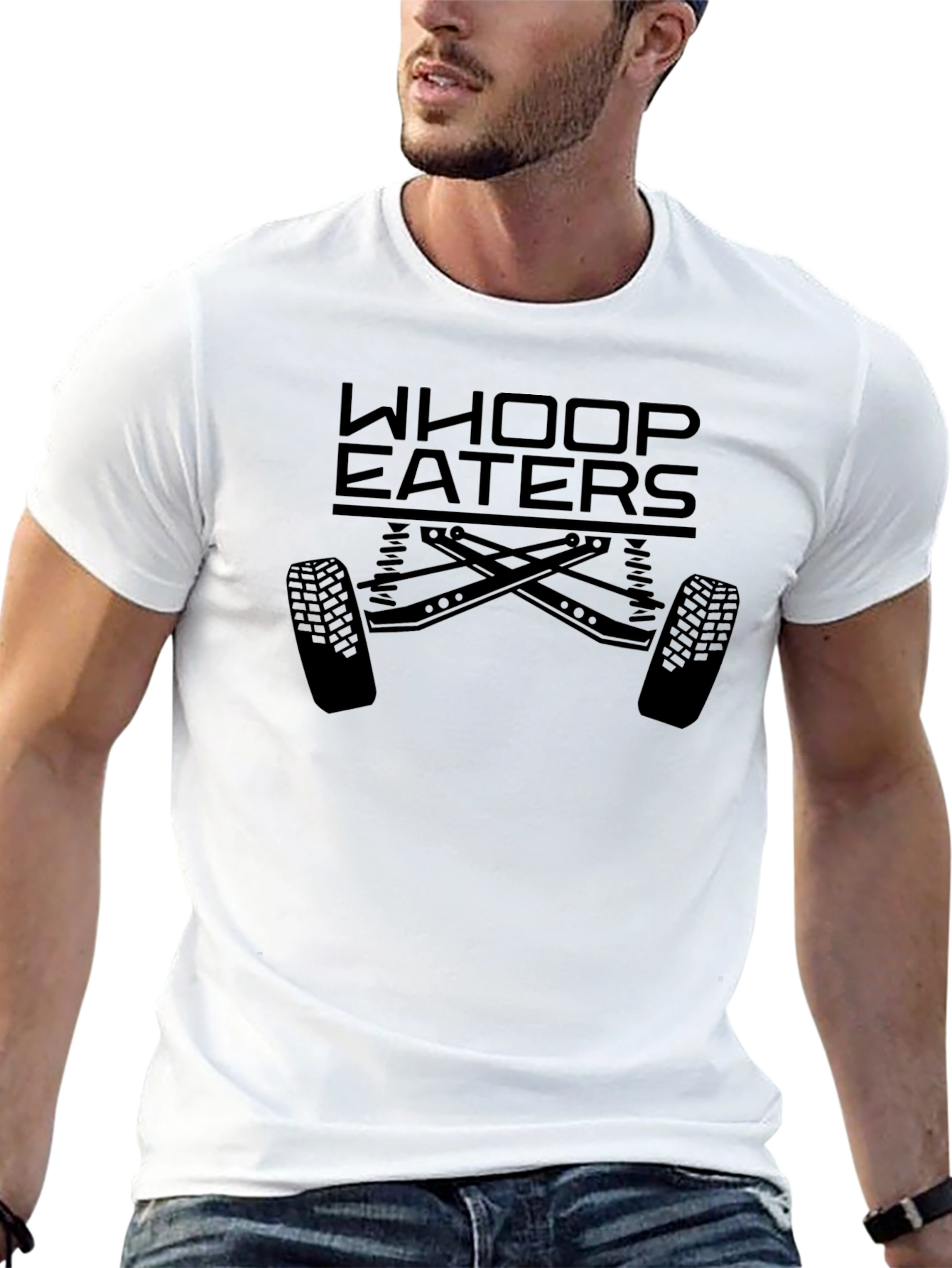 Whoop Eaters Black Graphic Tee
