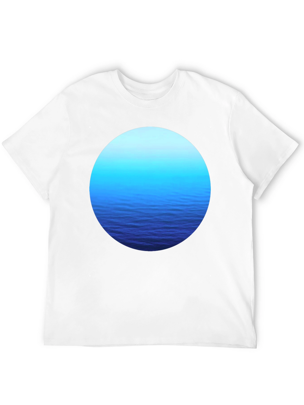 Ocean View Graphic Tee - Soft Black T-Shirt