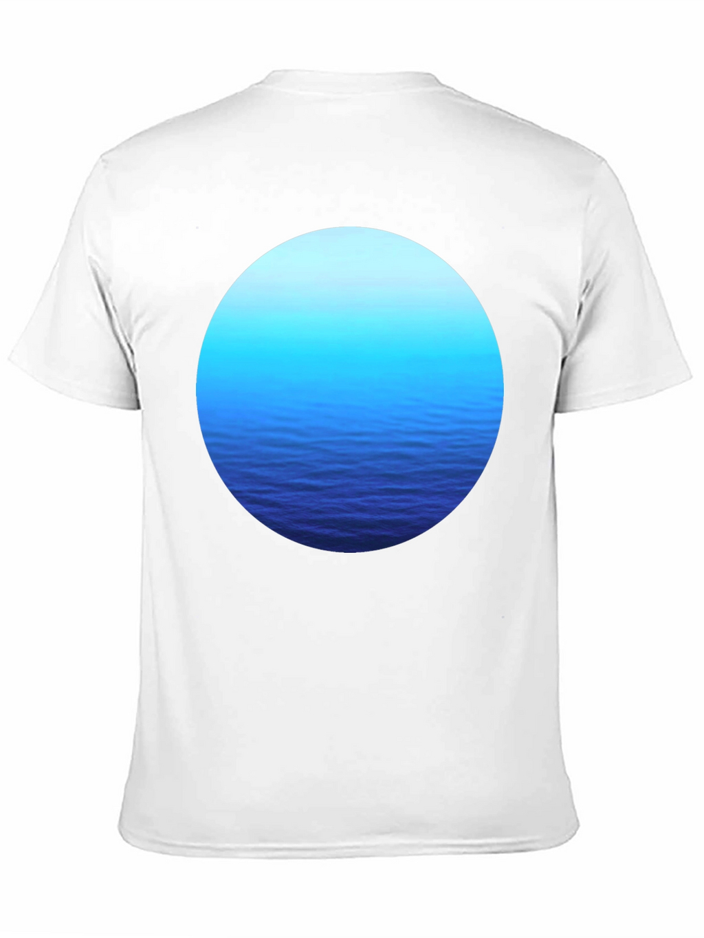Ocean View Graphic Tee - Soft Black T-Shirt