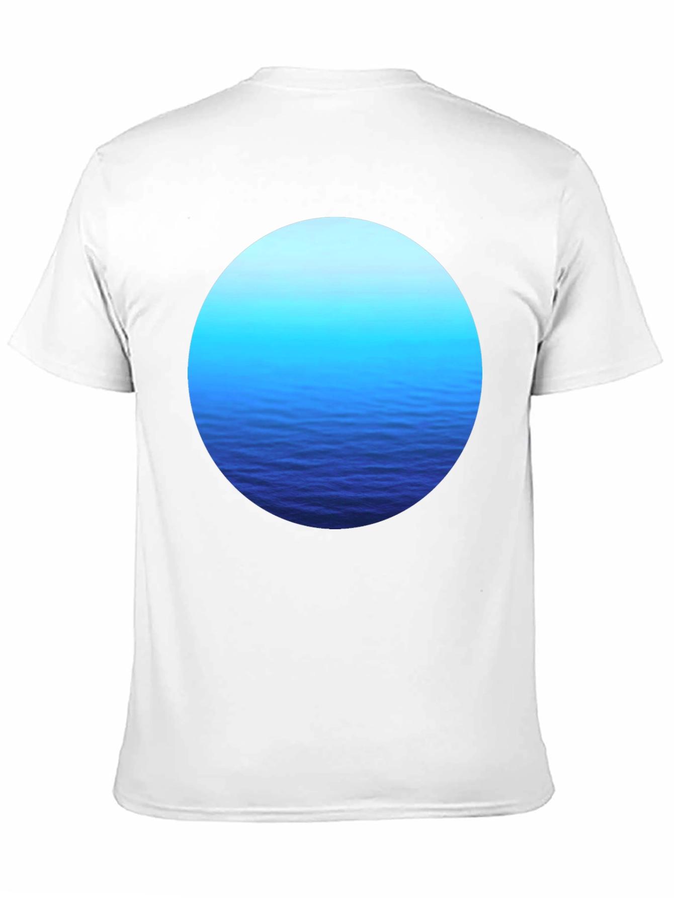 Ocean View Graphic Tee - Soft Black T-Shirt