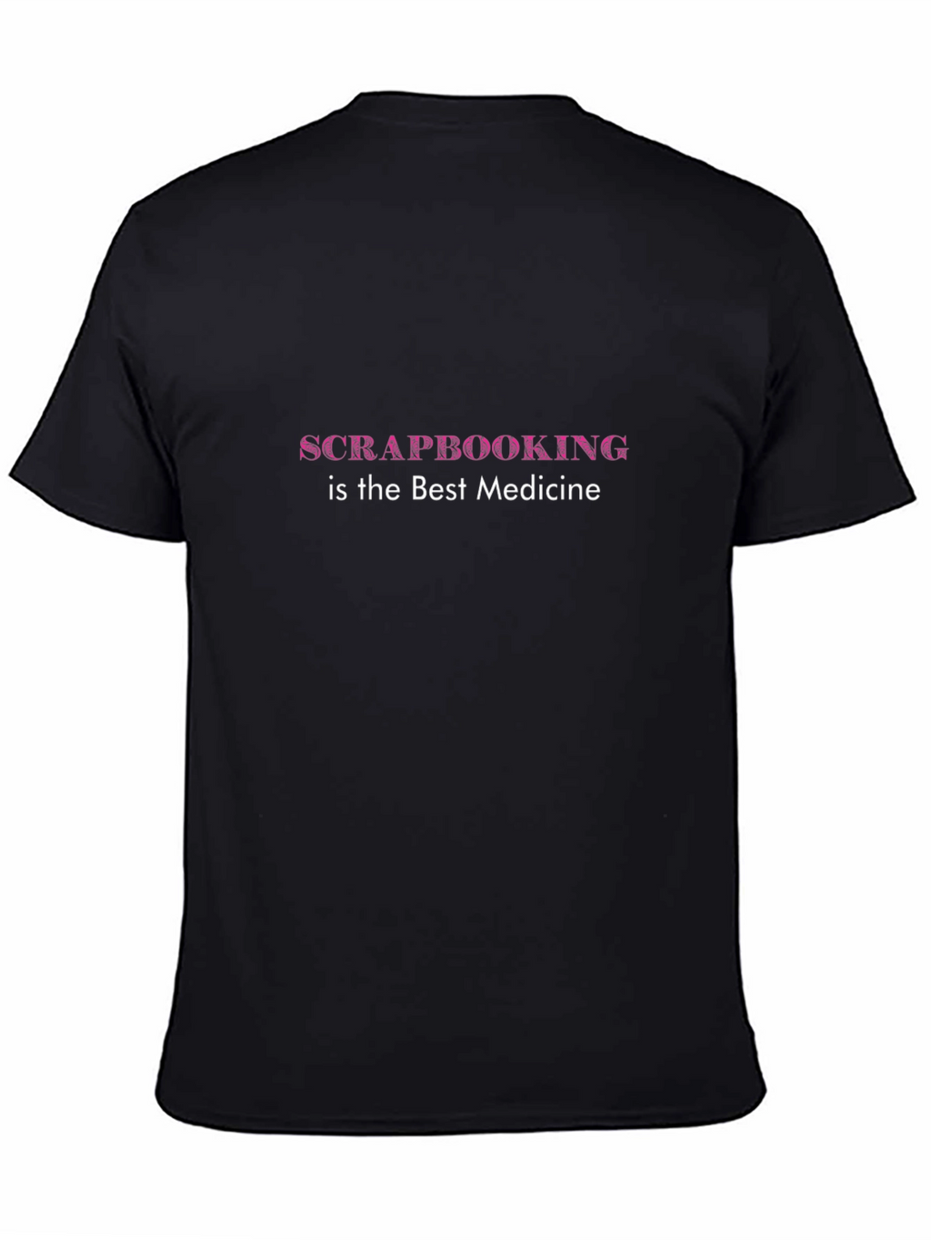 Scrapbooking Medicine Black T-Shirt