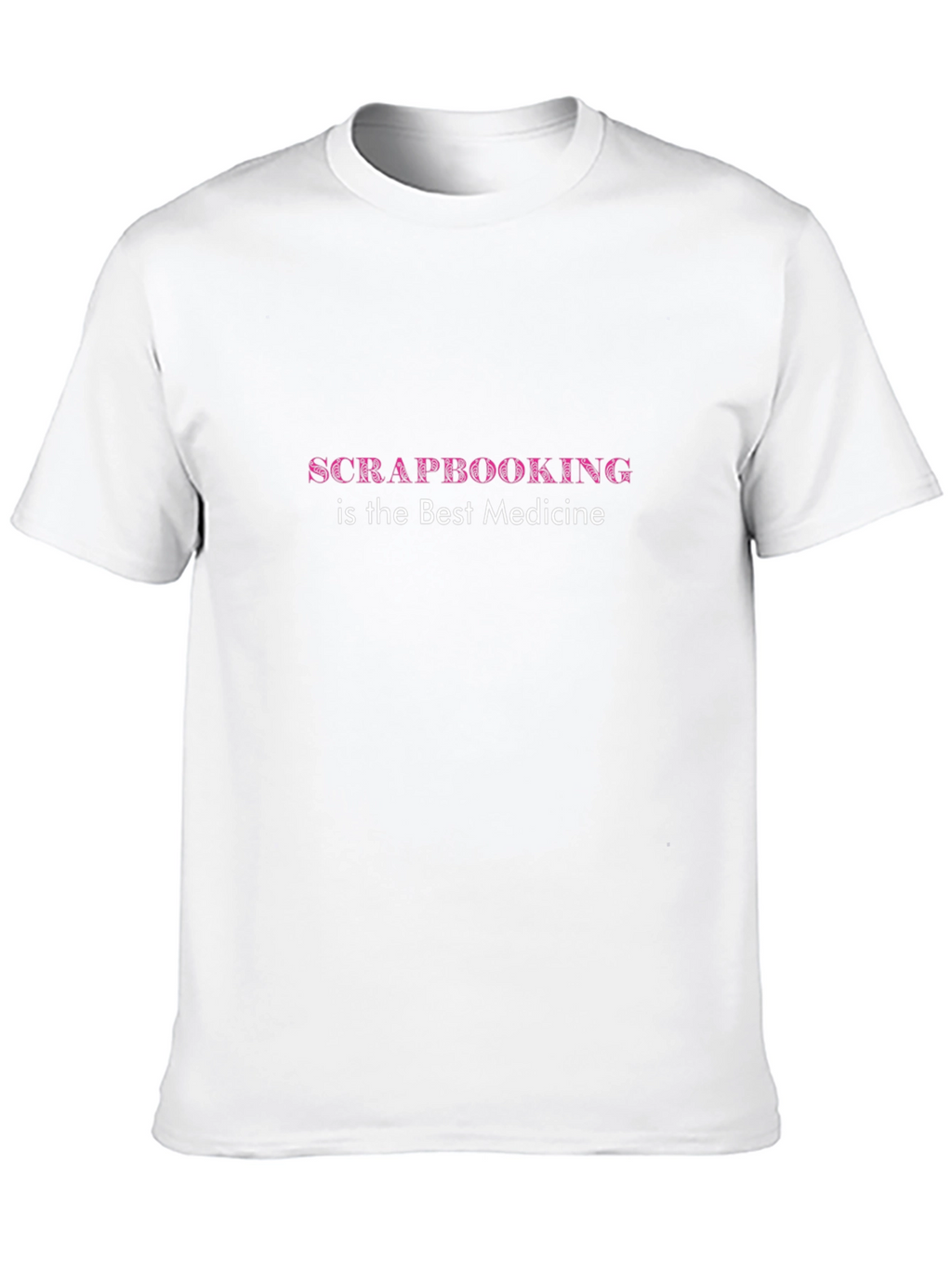 Scrapbooking Medicine Black T-Shirt