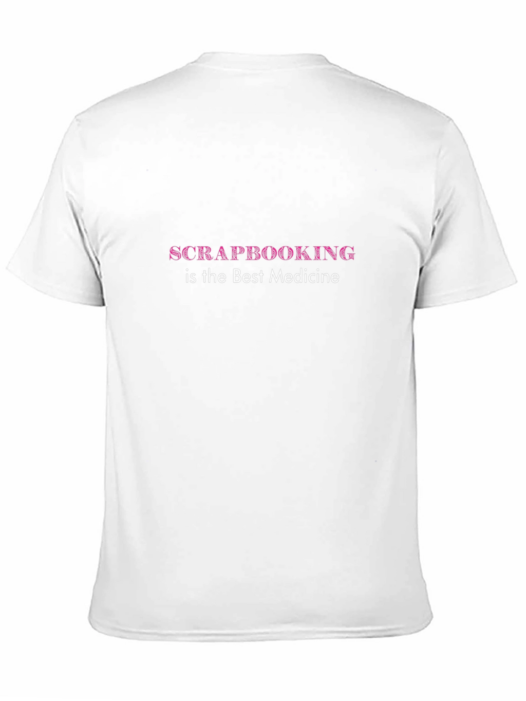 Scrapbooking Medicine Black T-Shirt