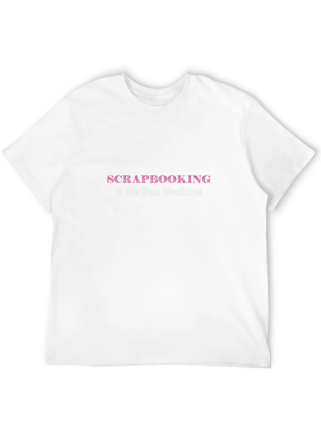 Scrapbooking Medicine Black T-Shirt