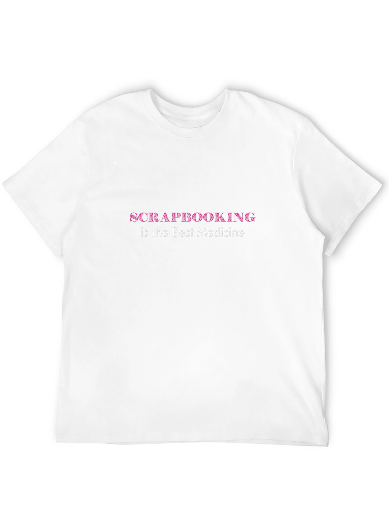 Scrapbooking Medicine Black T-Shirt