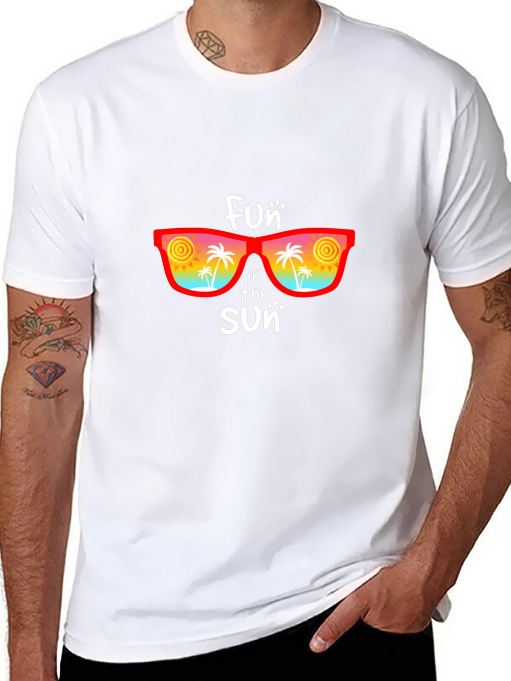Fun in the Sun Graphic Tee - Black