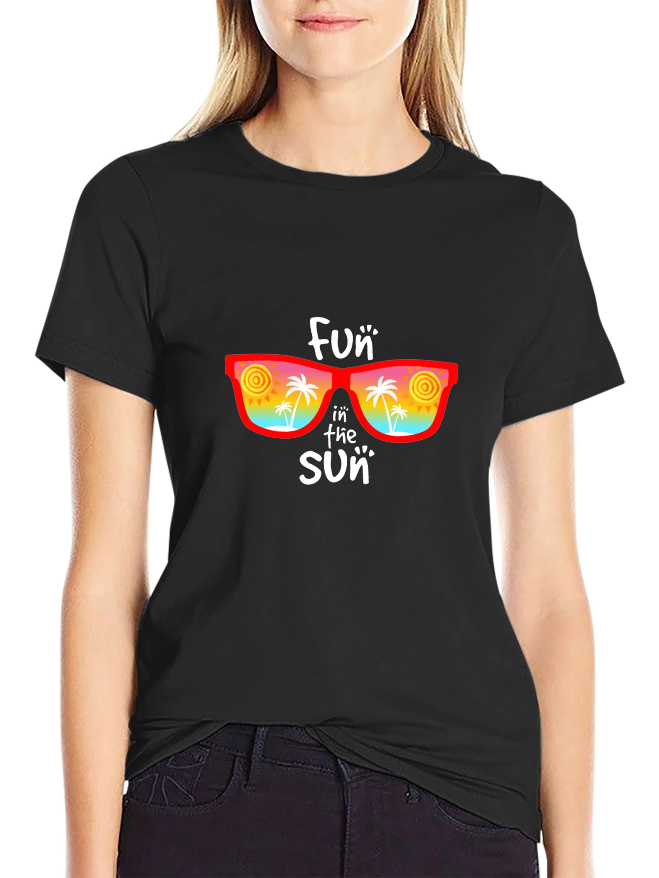 Fun in the Sun Graphic Tee - Black