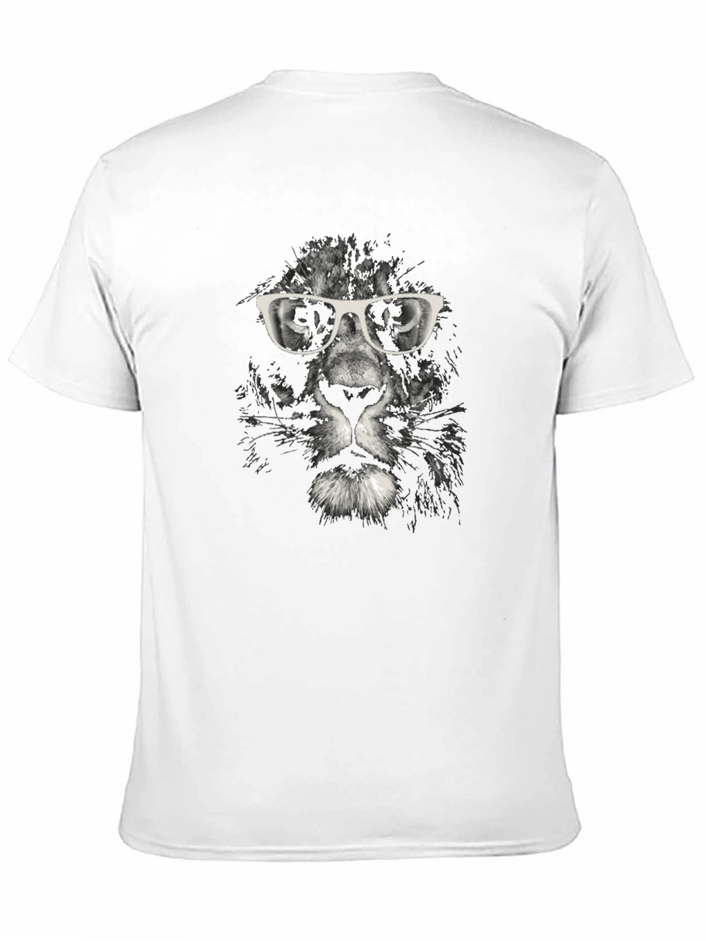Cool Cat T-Shirt - Lion with Glasses Graphic Tee