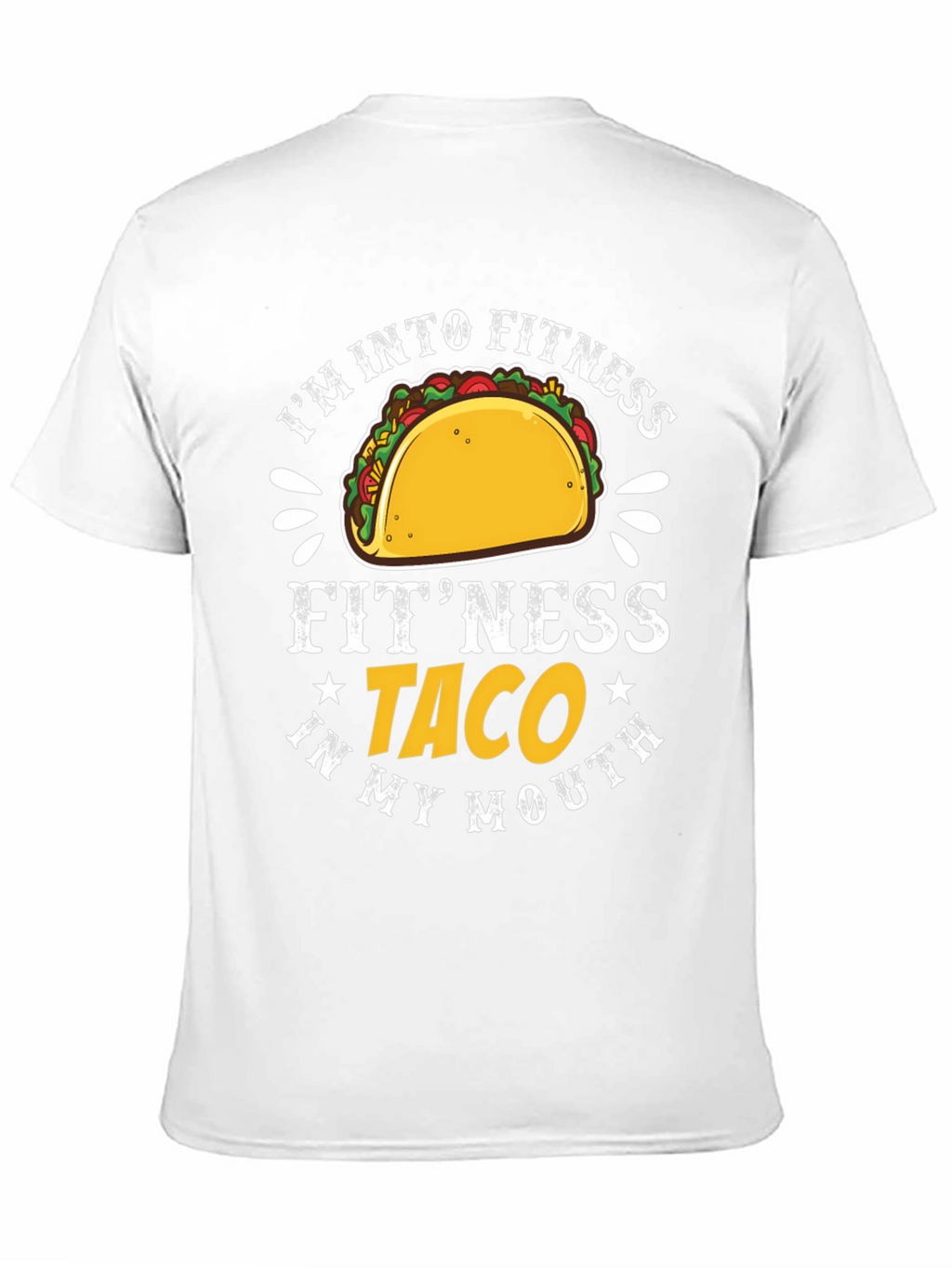 Fitness Taco Graphic T-Shirt - Humorous Tee