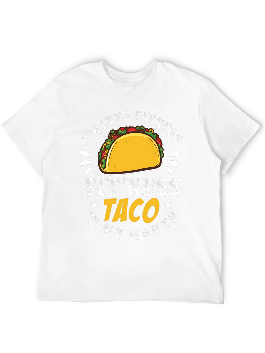 Fitness Taco Graphic T-Shirt - Humorous Tee