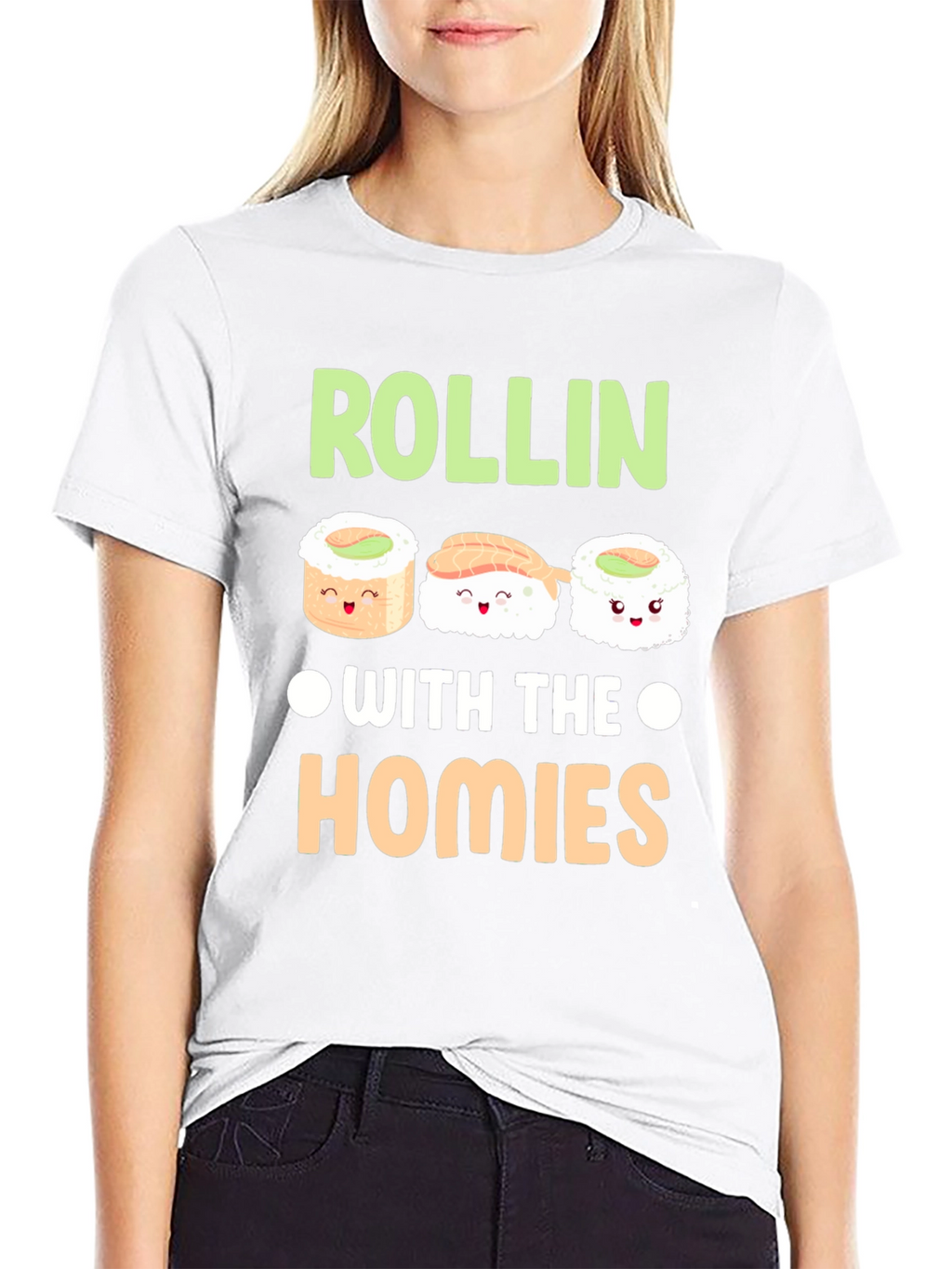 Rollin with the Homies Sushi T-Shirt