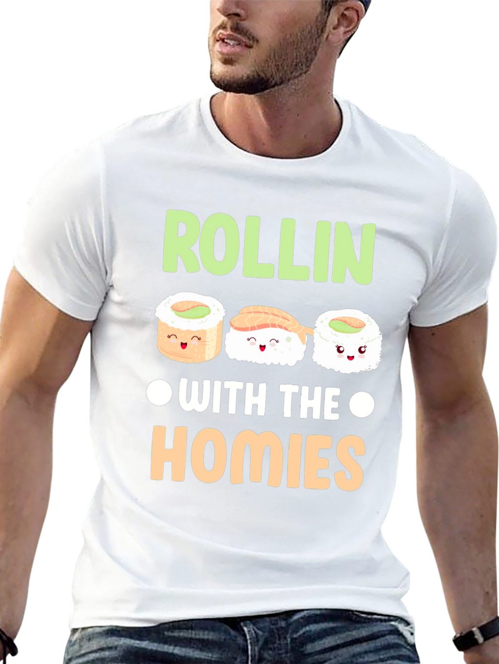 Rollin with the Homies Sushi T-Shirt