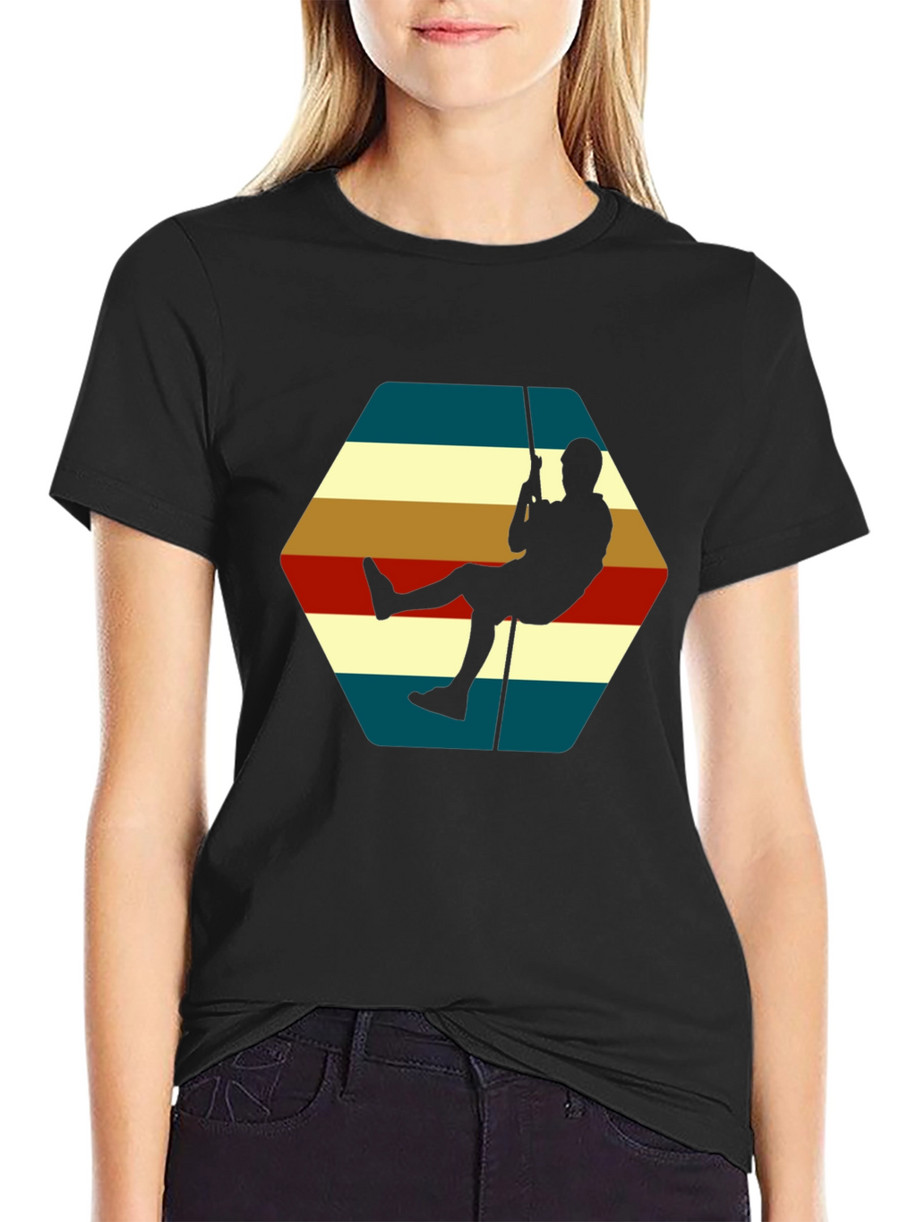 Retro Rock Climber T-Shirt