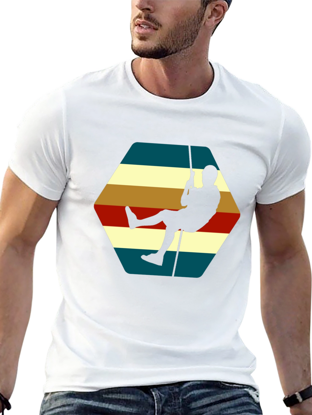 Retro Rock Climber T-Shirt