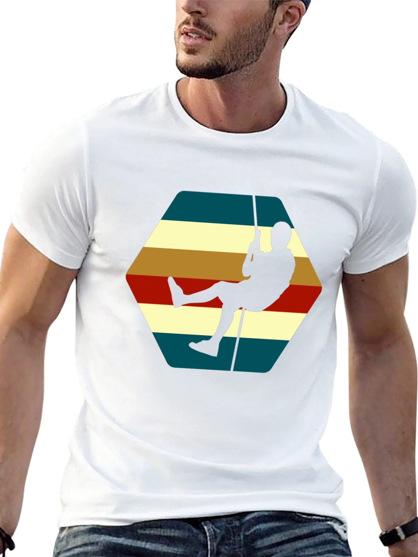 Retro Rock Climber T-Shirt