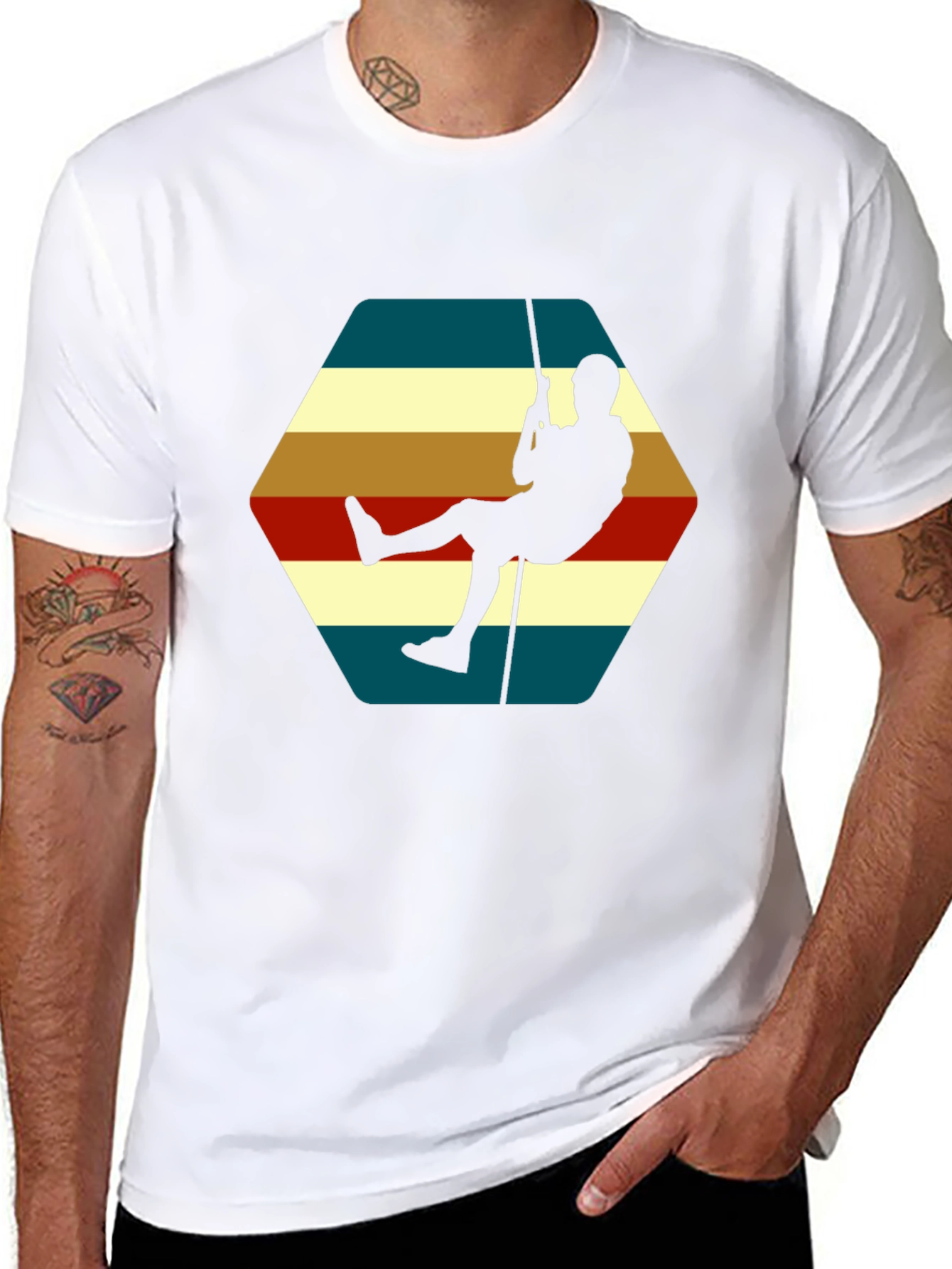 Retro Rock Climber T-Shirt