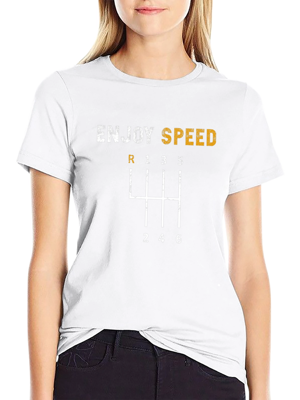Enjoy Speed T-Shirt - Gear Shift Design