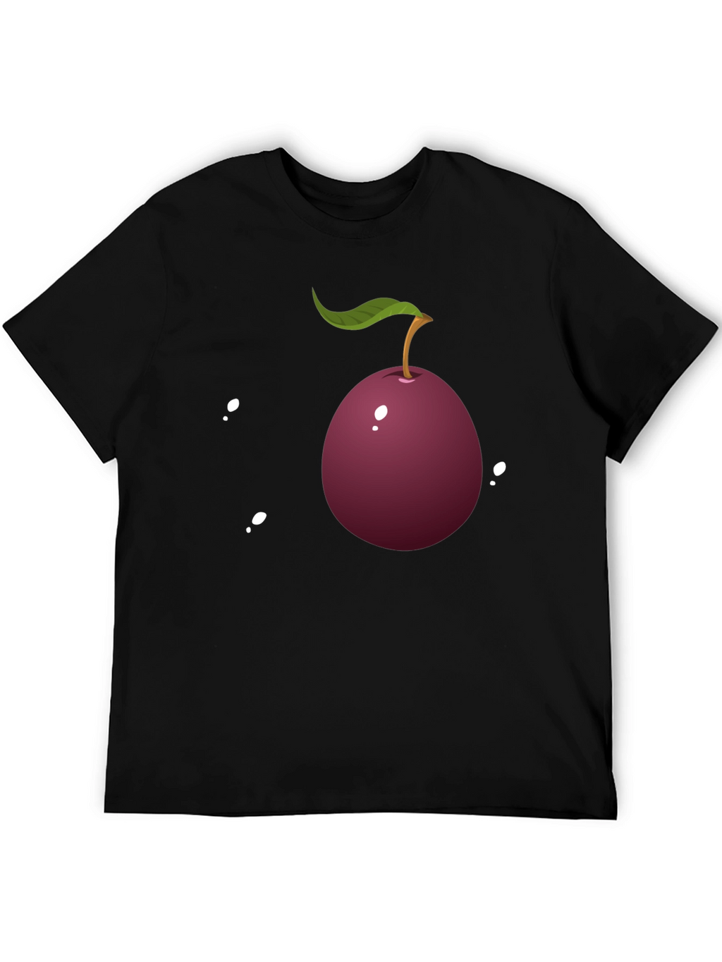 Plum Graphic Tee - Casual Style