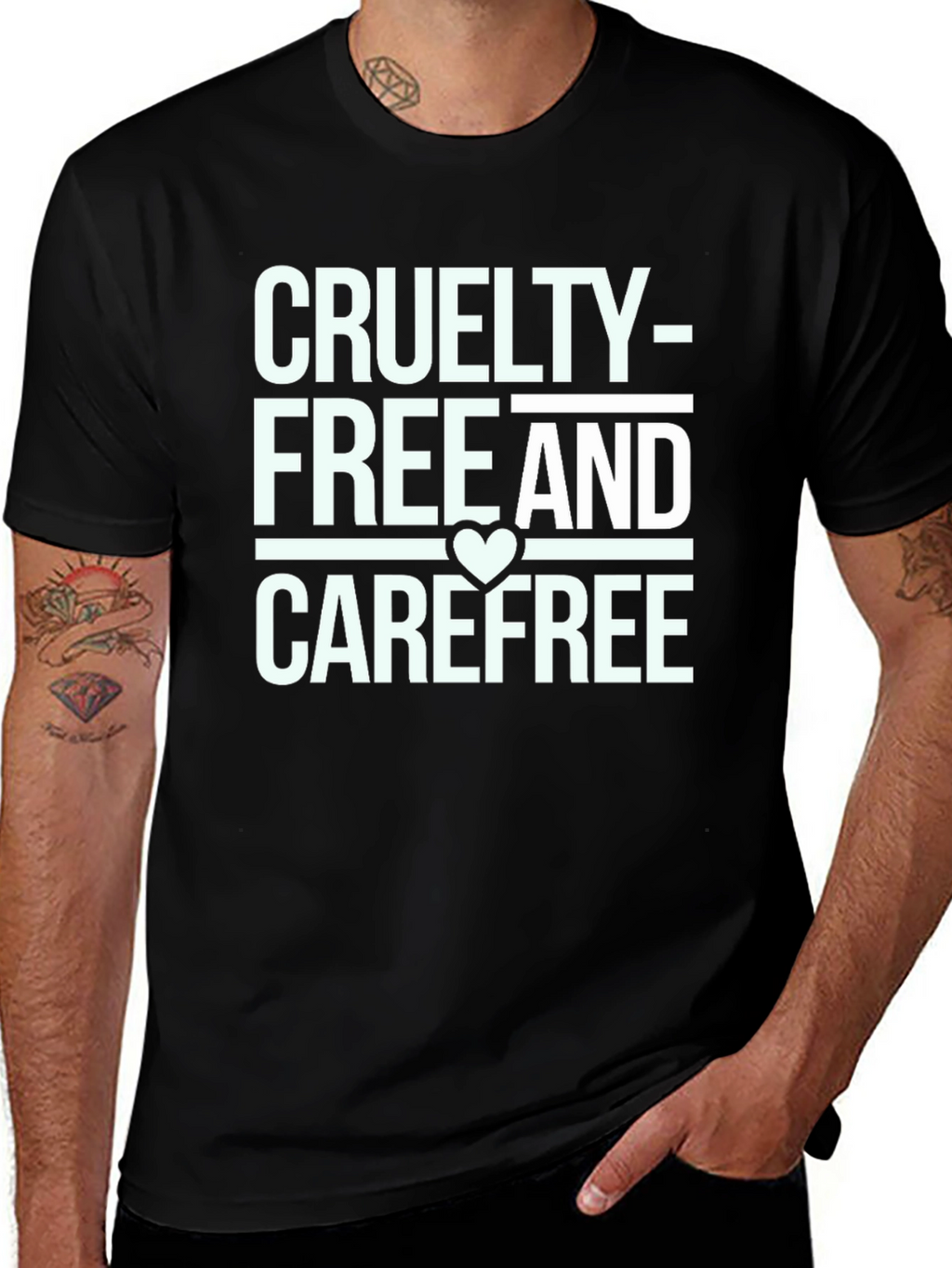 Cruelty-Free and Carefree Graphic Tee
