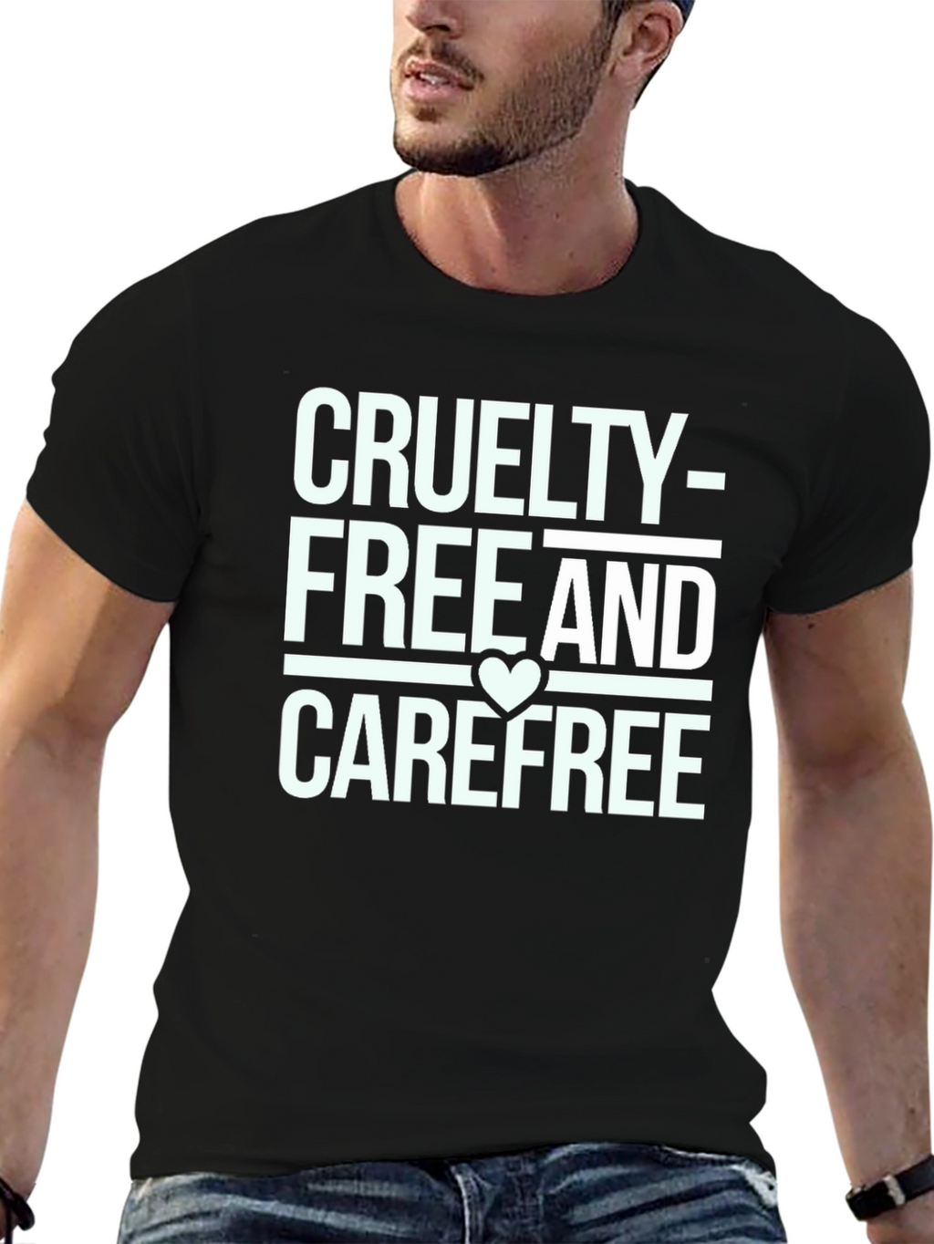 Cruelty-Free and Carefree Graphic Tee