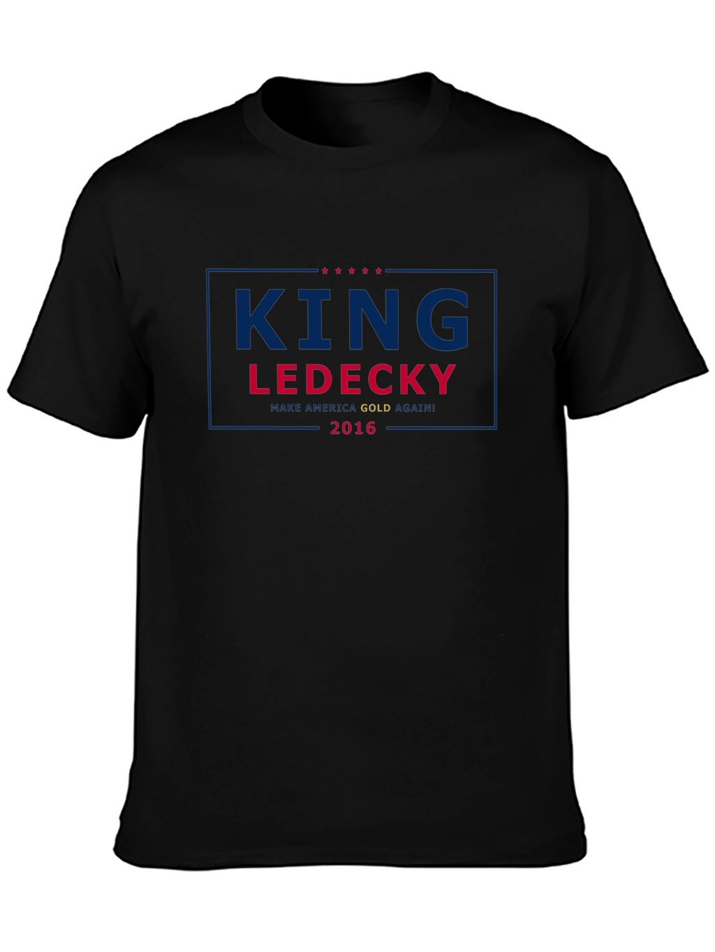 King Ledecky 2016 Black T-Shirt