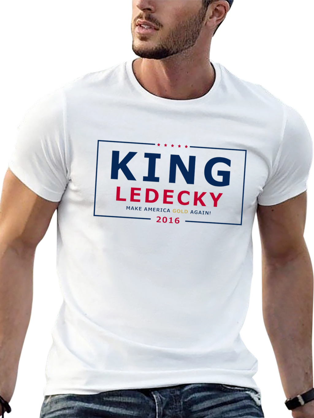 King Ledecky 2016 Black T-Shirt