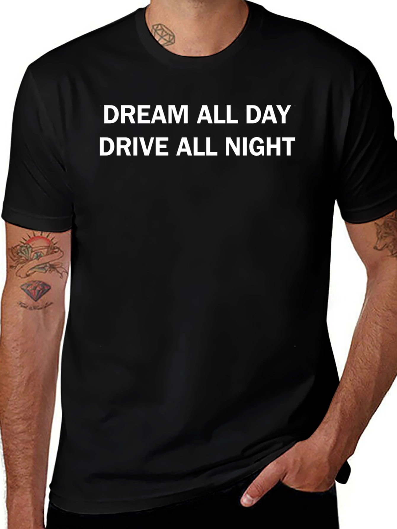 Dream All Day Drive All Night Tee