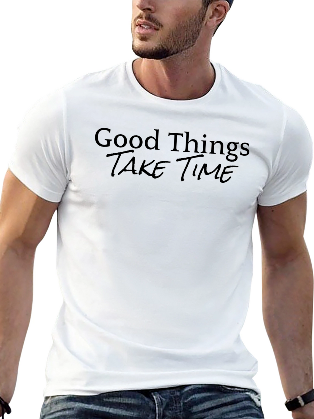 Good Things Take Time T-Shirt - Black