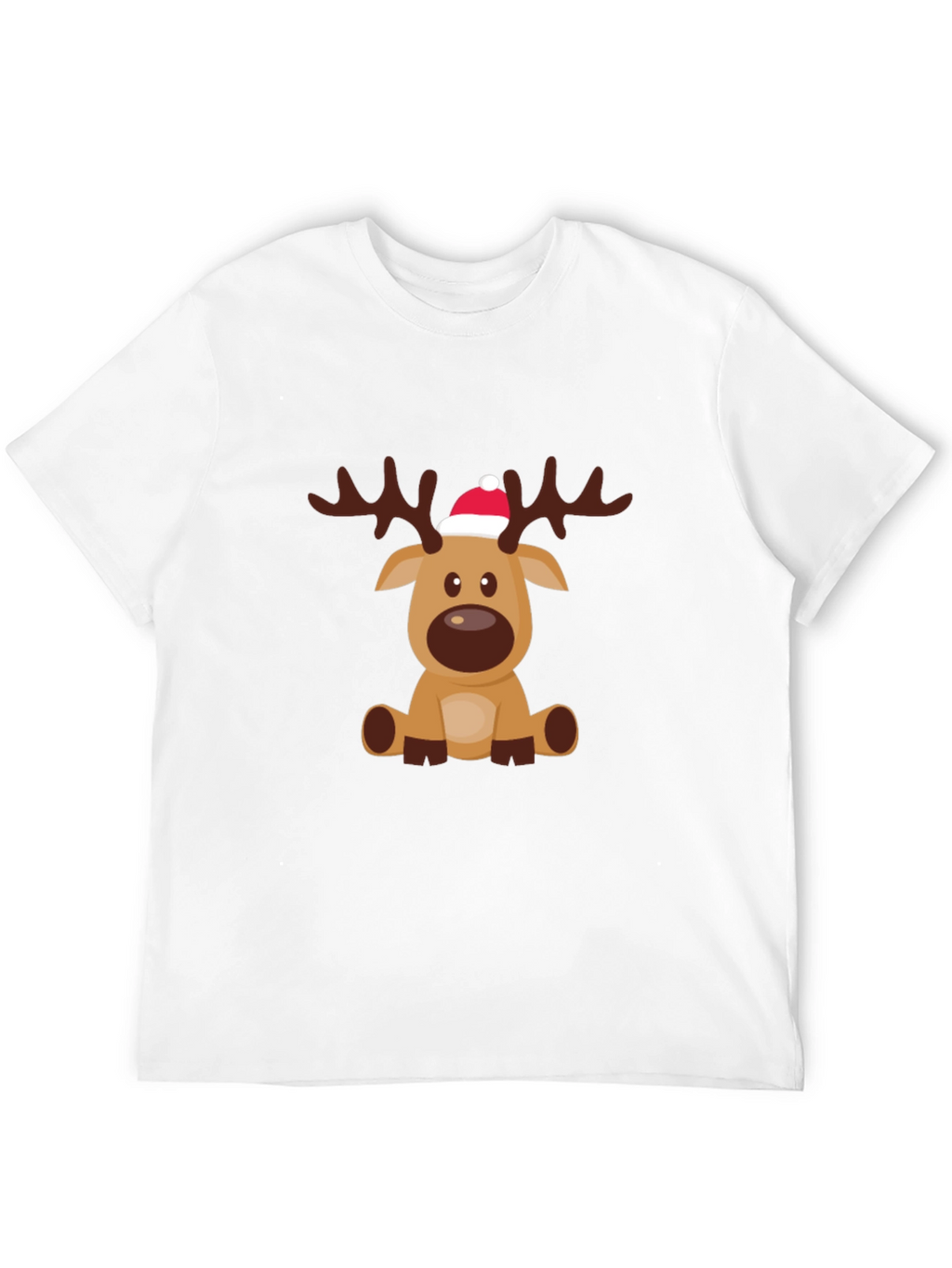 Cute Reindeer Christmas Holiday Tee