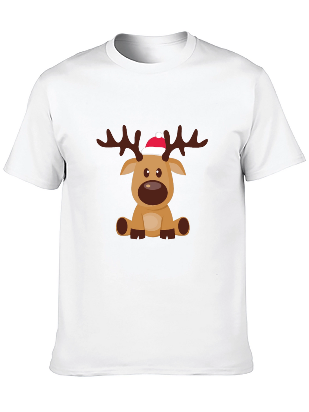 Cute Reindeer Christmas Holiday Tee