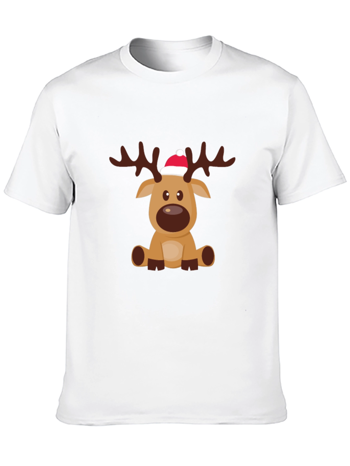 Cute Reindeer Christmas Holiday Tee