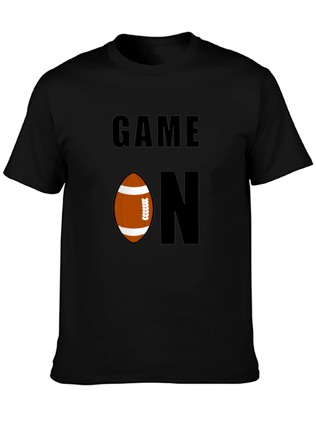 Game On Football Graphic Tee - Sporty Casual