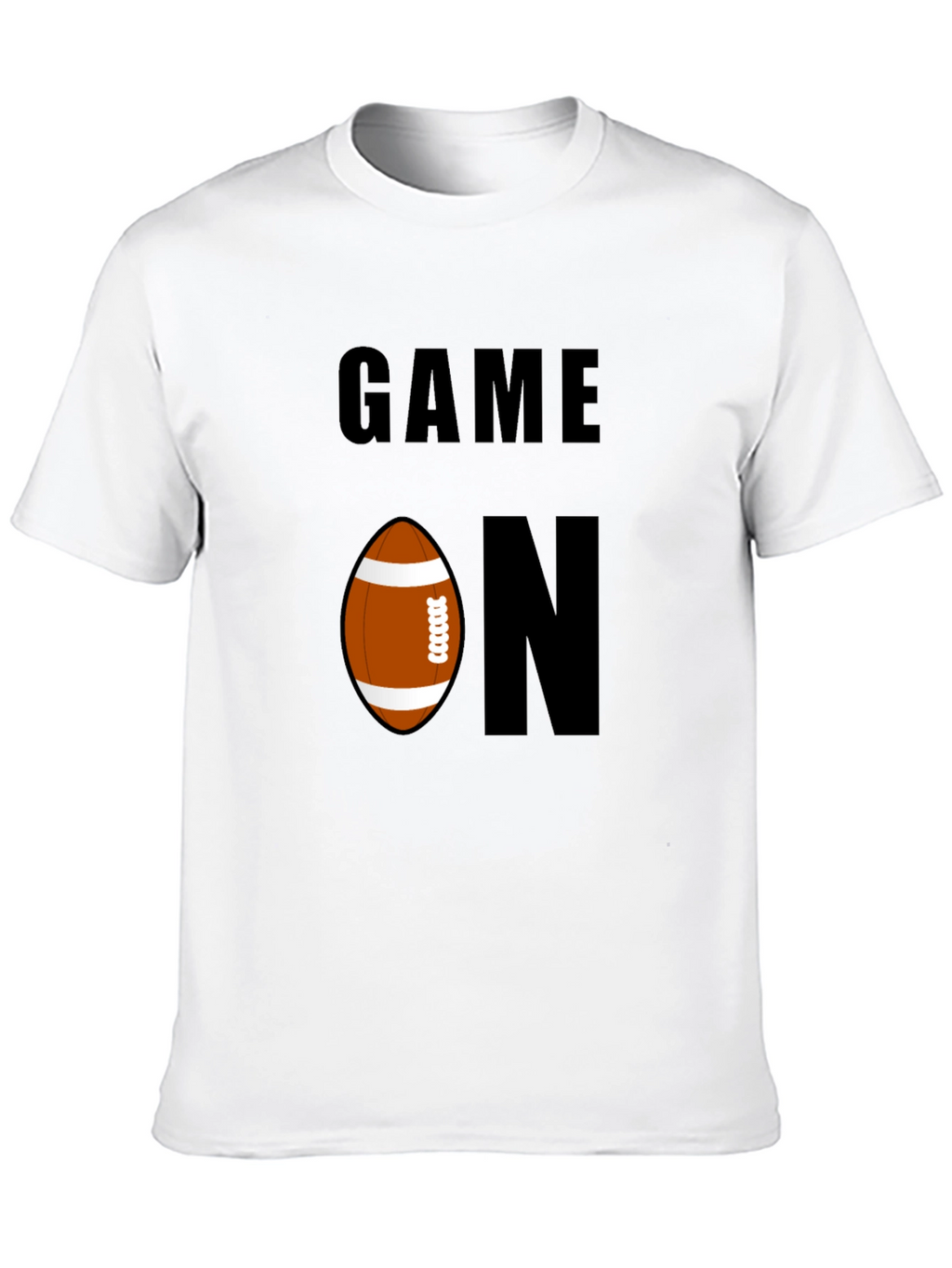 Game On Football Graphic Tee - Sporty Casual