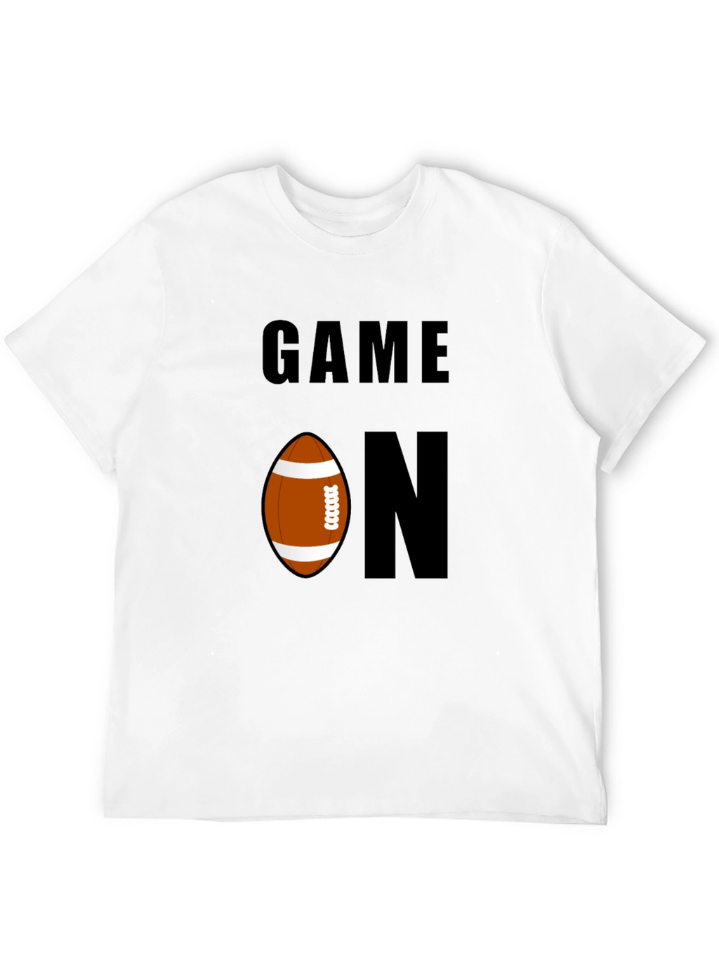 Game On Football Graphic Tee - Sporty Casual