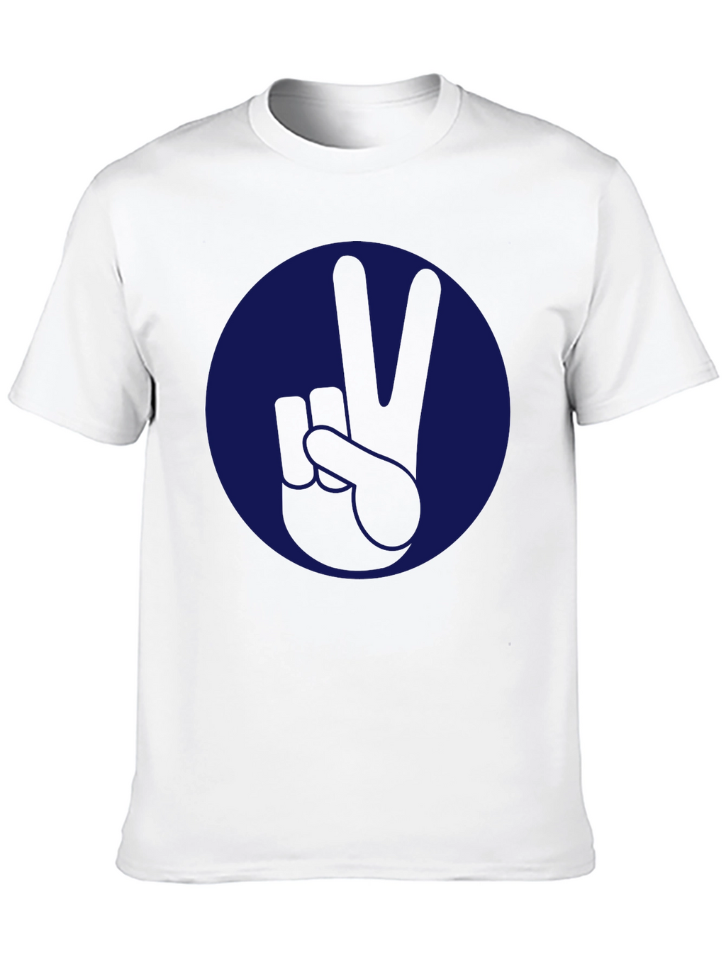 Peace Sign Graphic Tee - Stylish Comfort