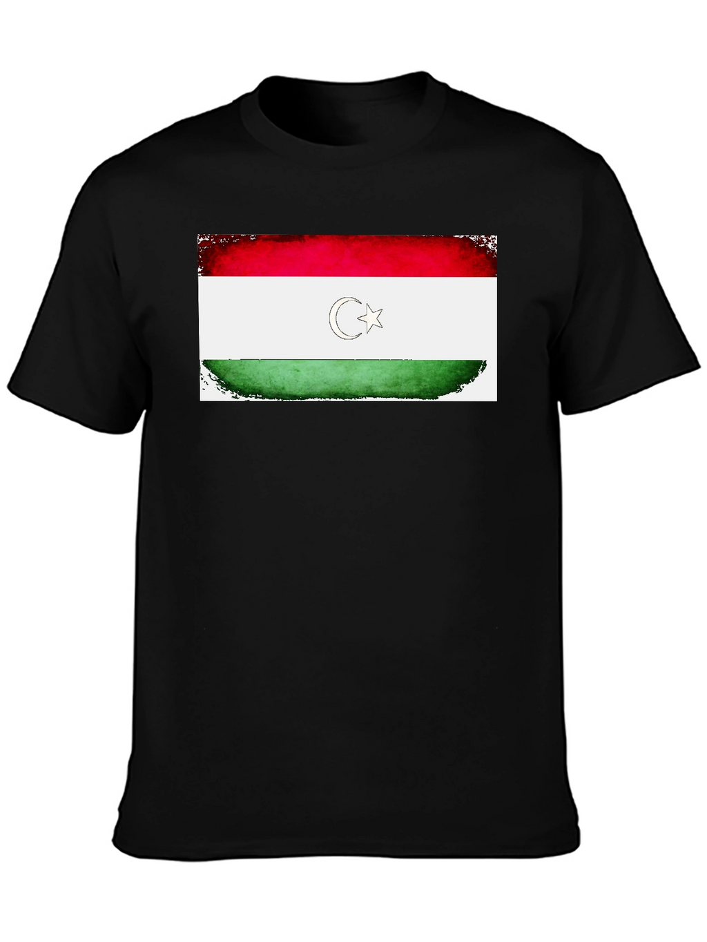 Turkmenistan Flag T-Shirt - Distressed Design
