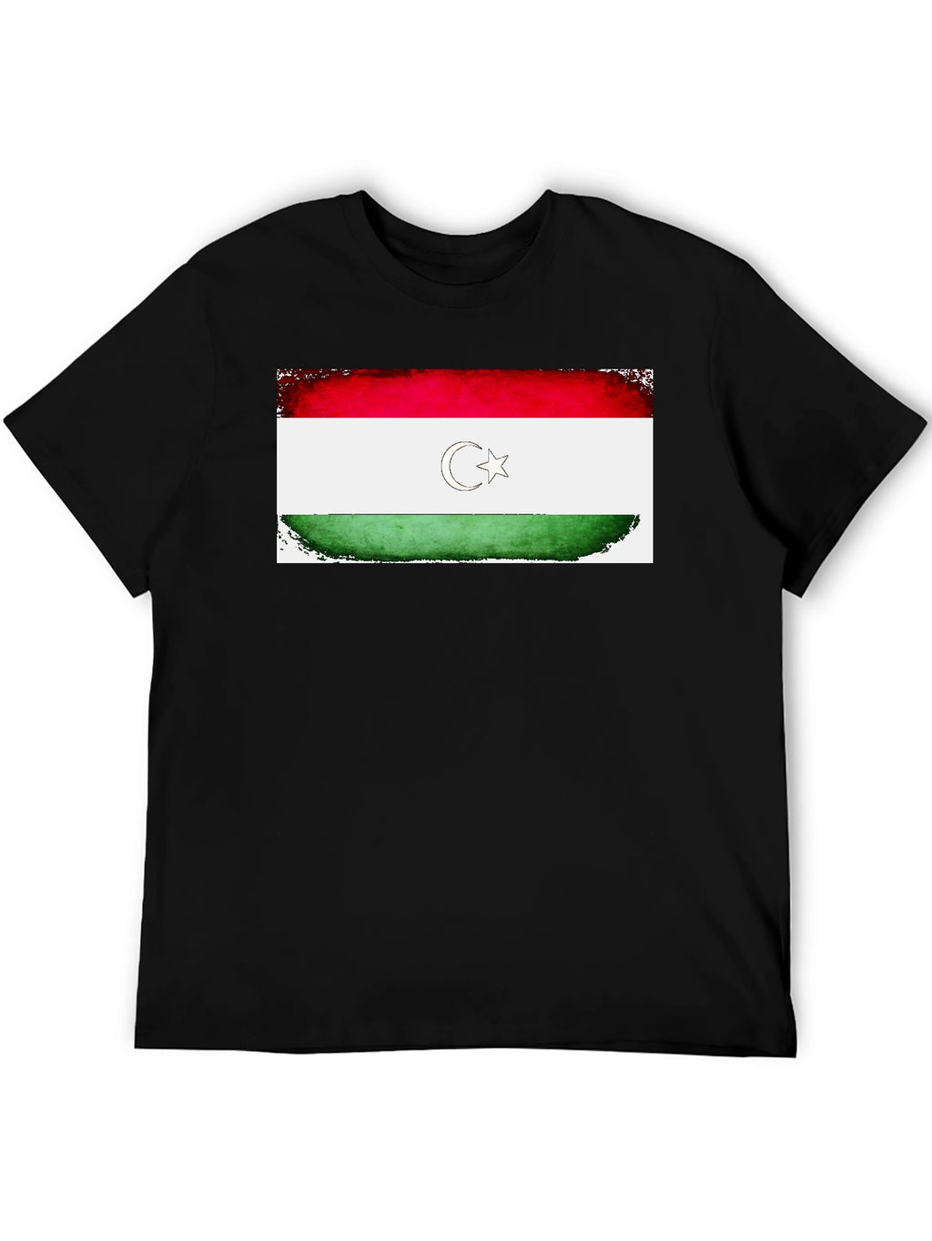 Turkmenistan Flag T-Shirt - Distressed Design