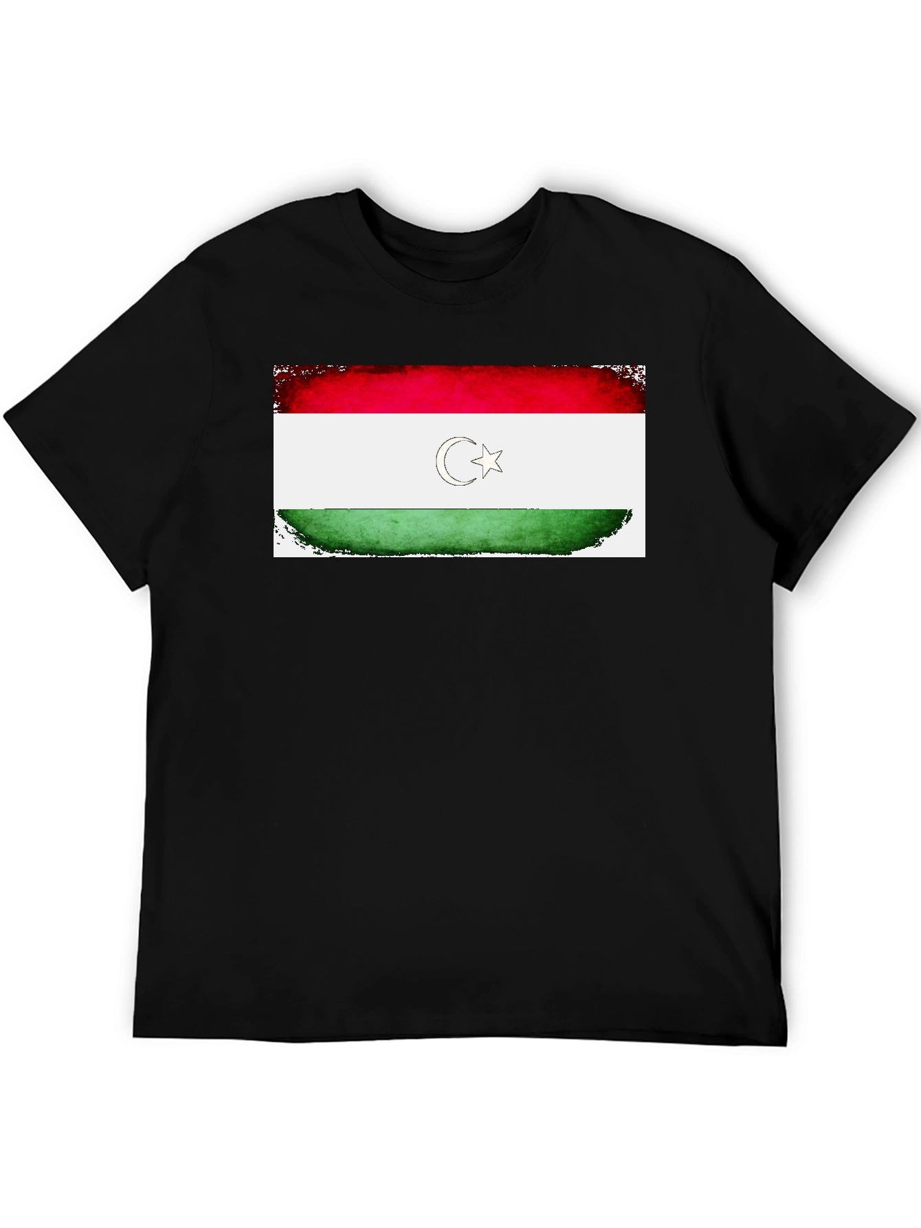 Turkmenistan Flag T-Shirt - Distressed Design