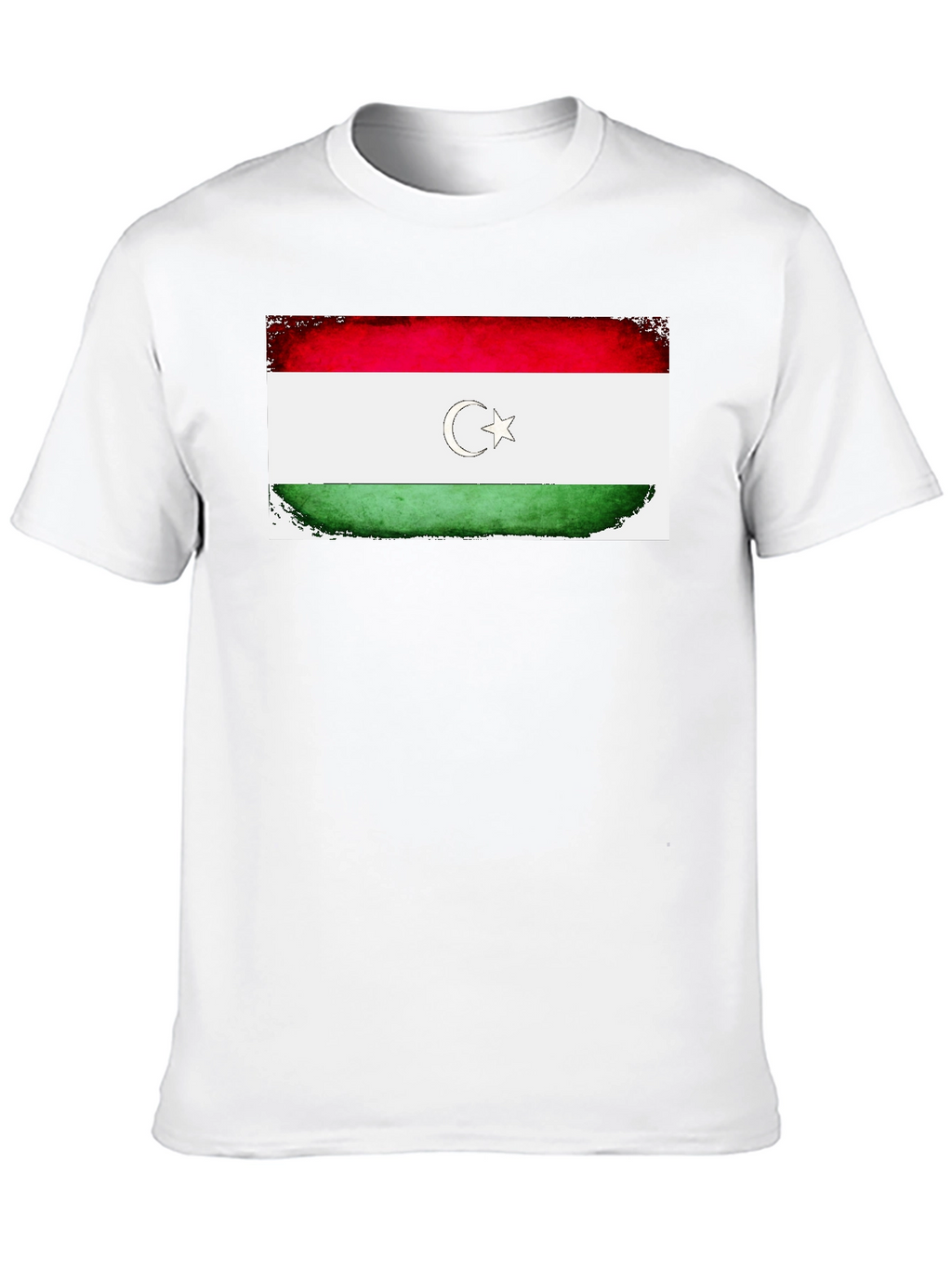Turkmenistan Flag T-Shirt - Distressed Design
