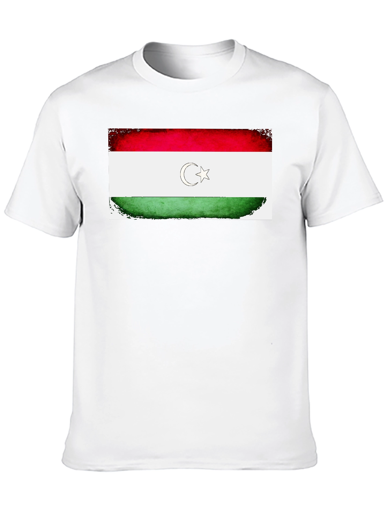 Turkmenistan Flag T-Shirt - Distressed Design
