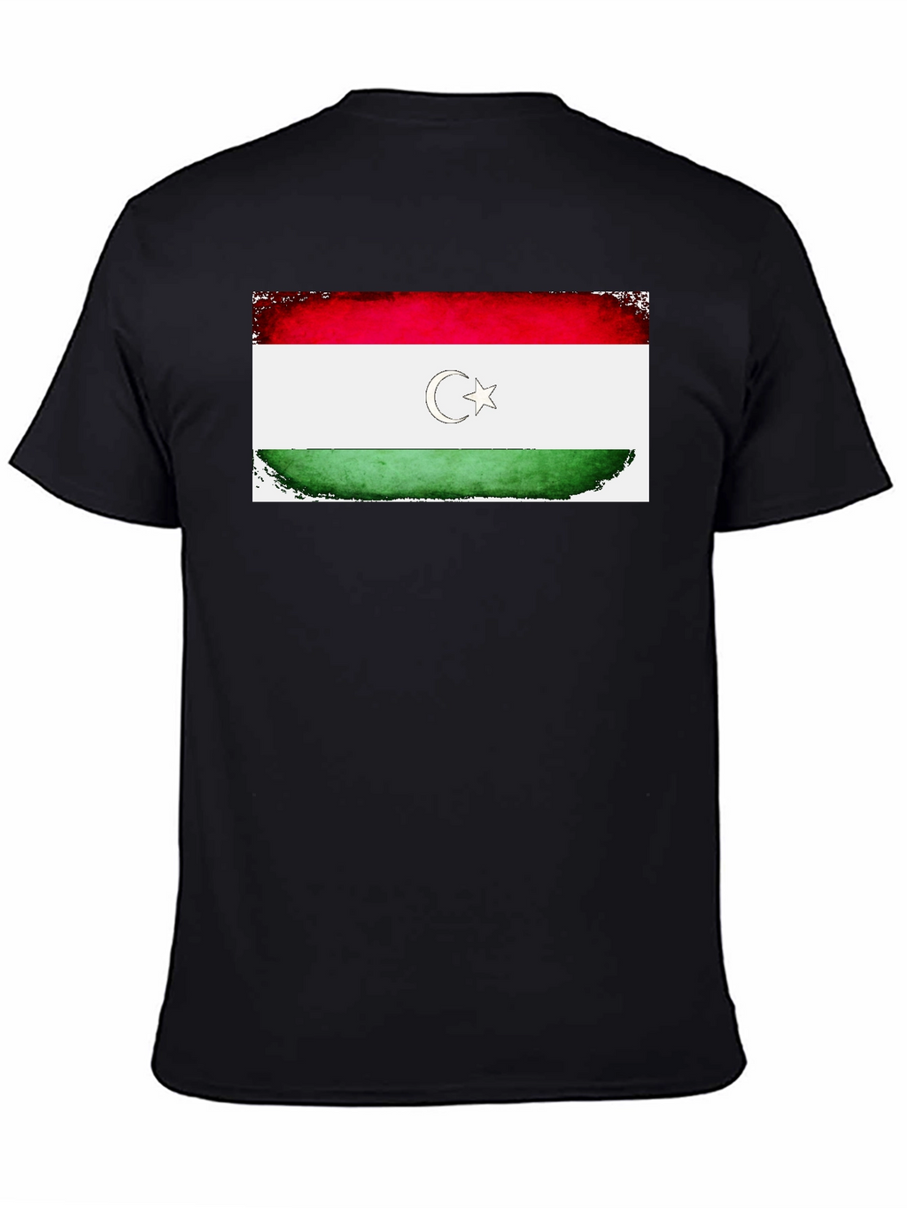 Turkmenistan Flag T-Shirt - Distressed Design