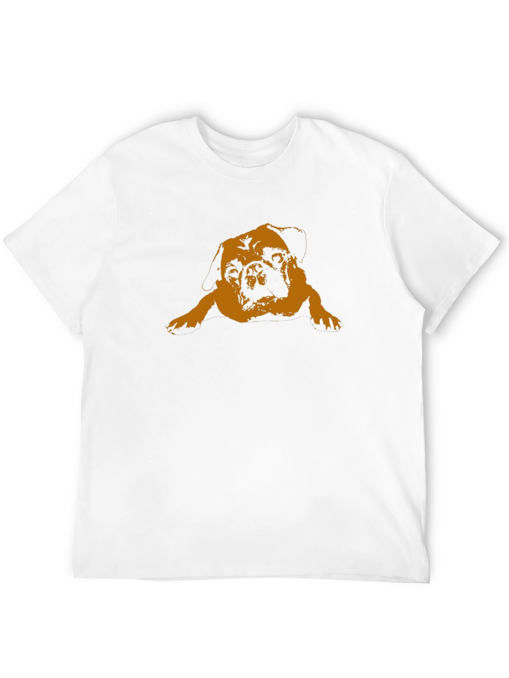 Pug Graphic Tee - Relaxed Fit Black T-Shirt