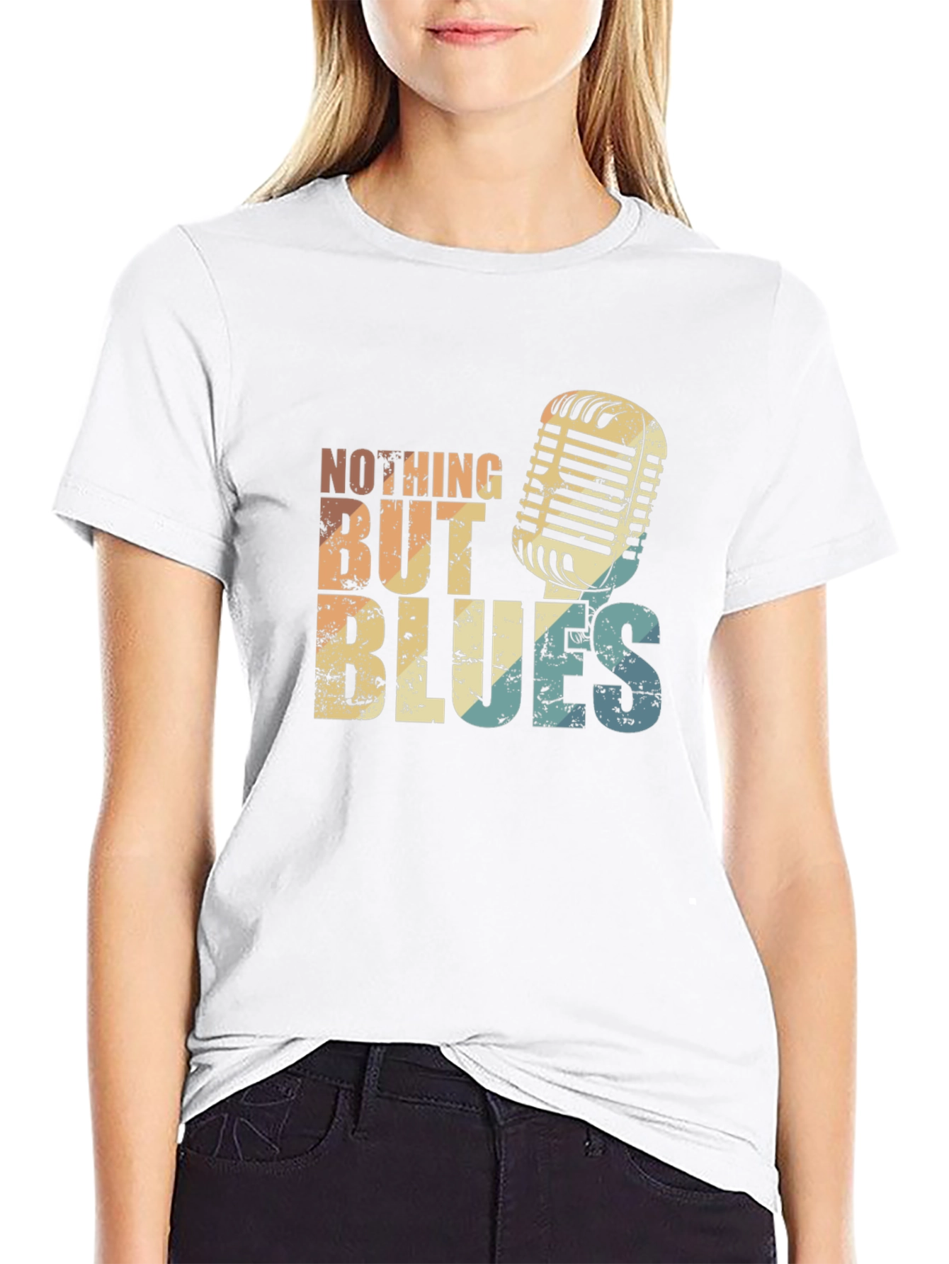 Retro Nothing But Blues Graphic T-Shirt
