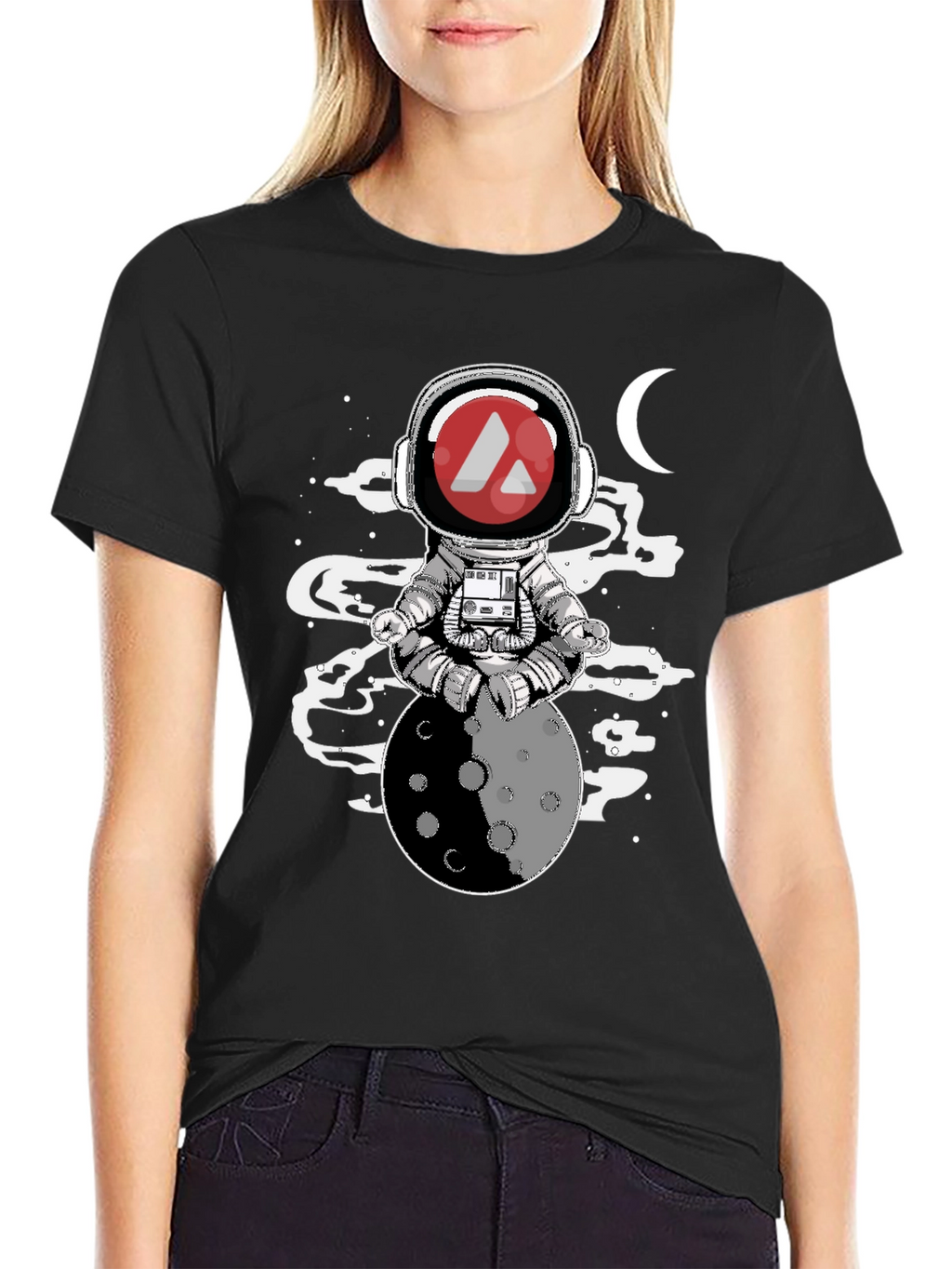 Astronaut Moon Meditation T-Shirt